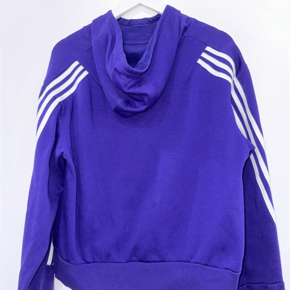 Adidas LA Kings Hockey NHL Purple Pullover Hoodie Sweatshirt Women's Small EUC - Picture 4 of 8